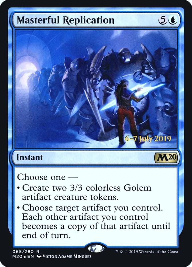 Masterful Replication 65 card from Prerelease Cards