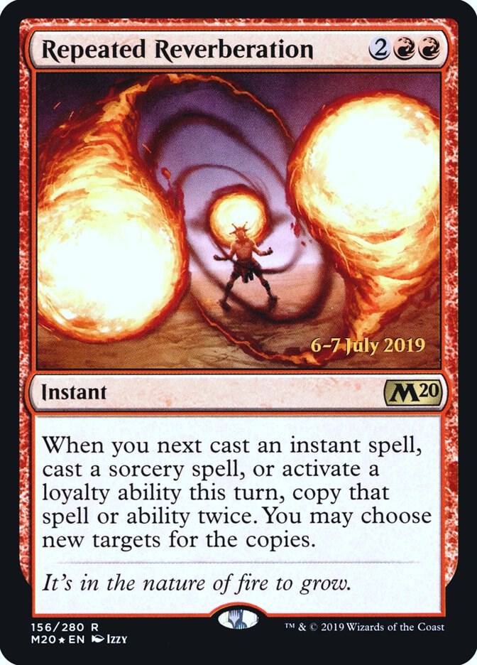 Repeated Reverberation 156 card from Prerelease Cards