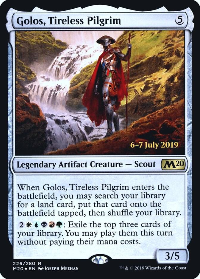 Golos, Tireless Pilgrim 226 card from Prerelease Cards