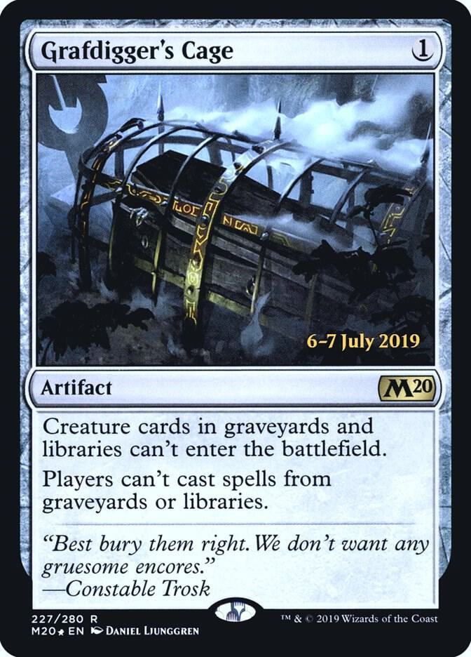 Grafdigger's Cage 227 card from Prerelease Cards