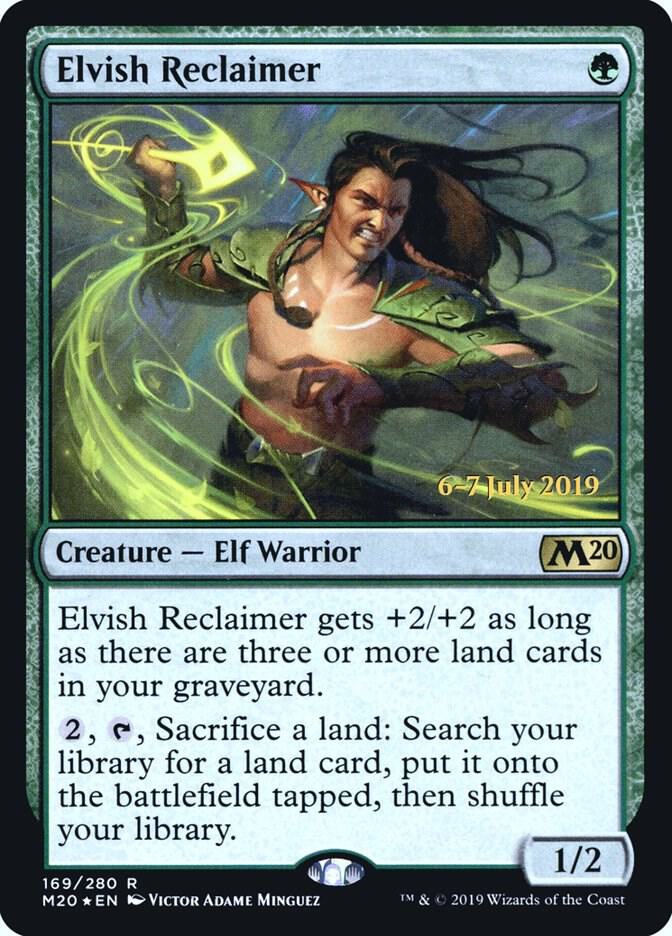 Elvish Reclaimer 169 card from Prerelease Cards