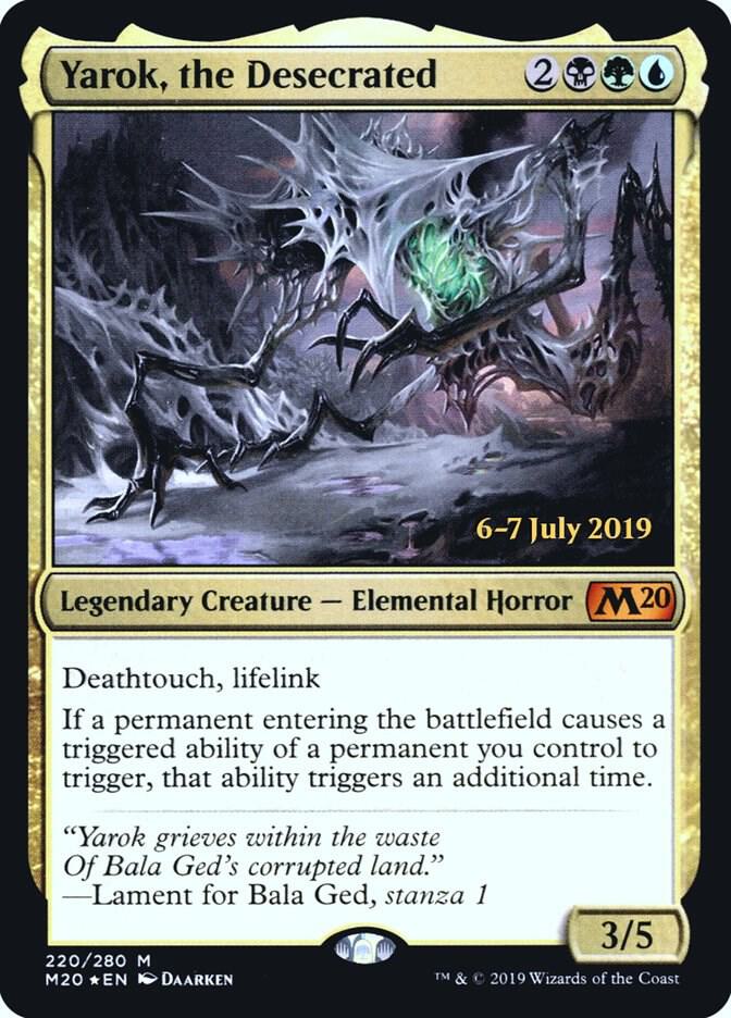 Yarok, the Desecrated 220 card from Prerelease Cards
