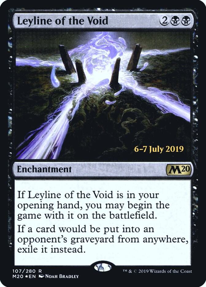 Leyline of the Void 107 card from Prerelease Cards
