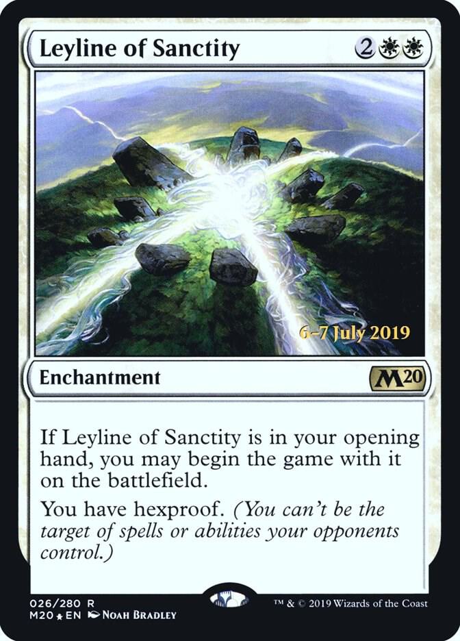 Leyline of Sanctity 26 card from Prerelease Cards