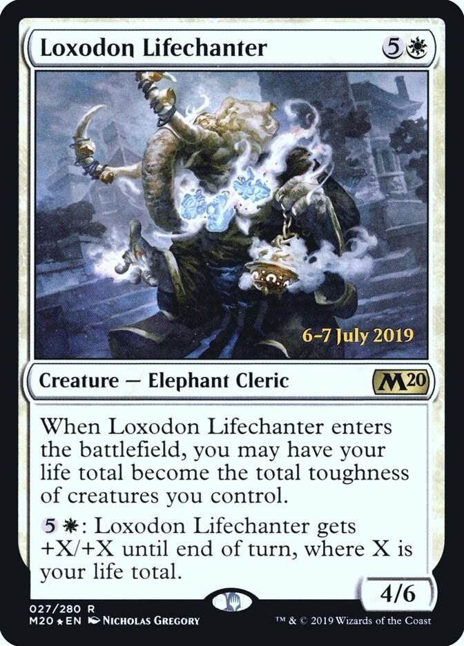 Loxodon Lifechanter 27 card from Prerelease Cards