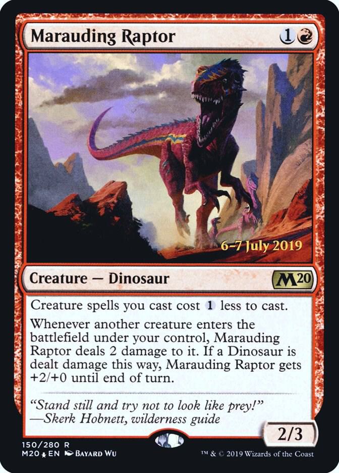 Marauding Raptor 150 card from Prerelease Cards