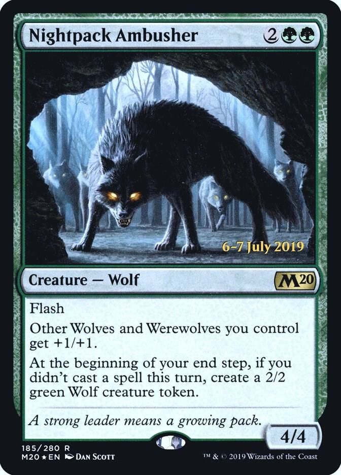 Nightpack Ambusher 185 card from Prerelease Cards