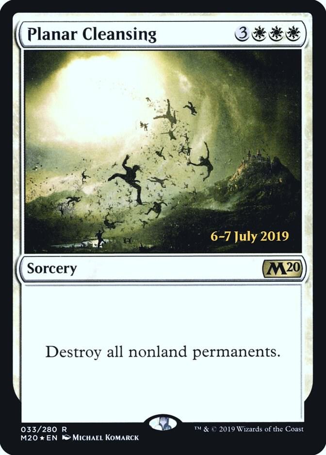 Planar Cleansing 33 card from Prerelease Cards