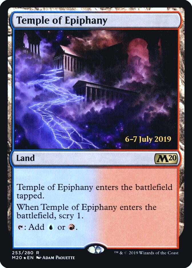 Temple of Epiphany (M20) 253 card from Prerelease Cards