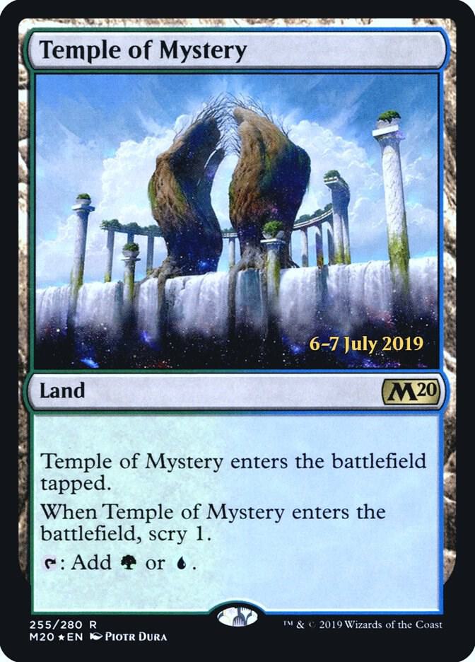 Temple of Mystery (M20) 255 card from Prerelease Cards