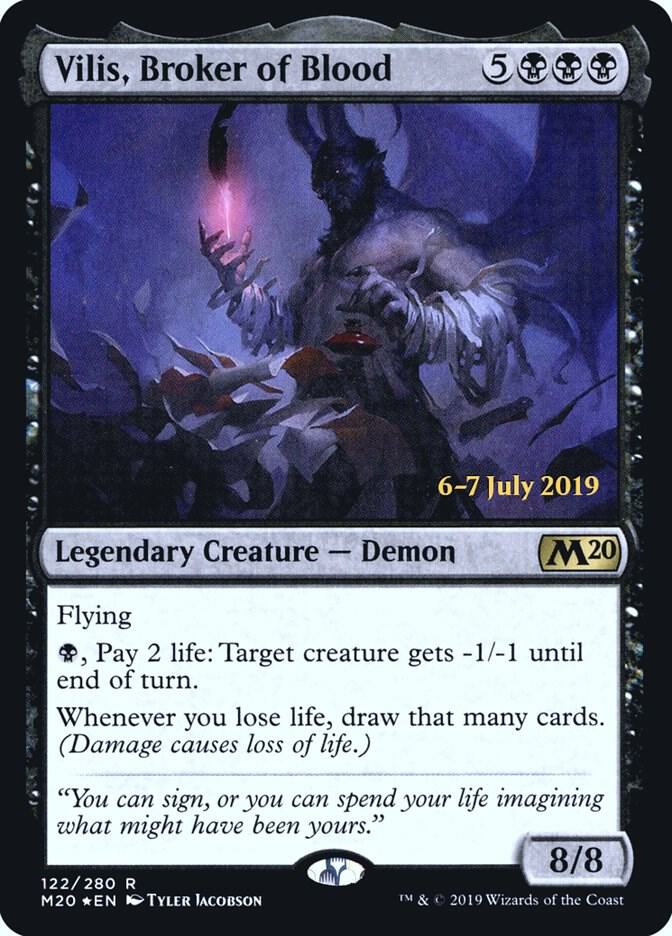 Vilis, Broker of Blood 122 card from Prerelease Cards