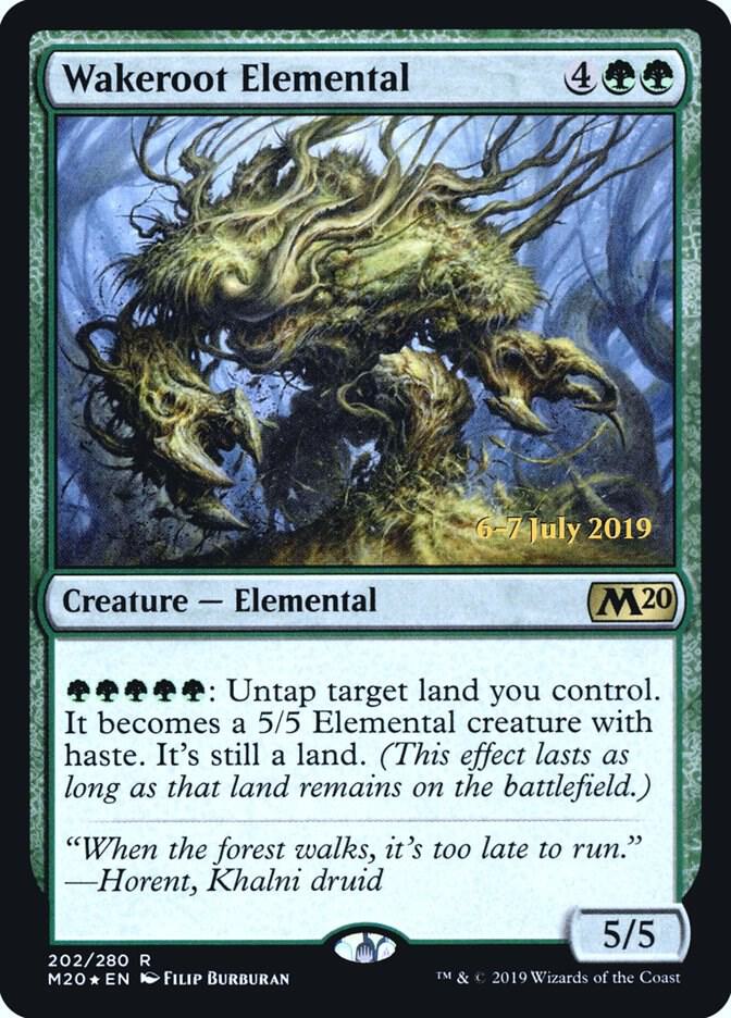 Wakeroot Elemental 202 card from Prerelease Cards
