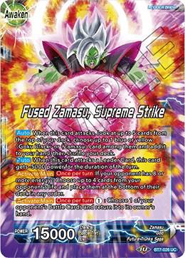 Goku Black & Zamasu // Fused Zamasu, Supreme Strike BT7-026 card from Assault of the Saiyans