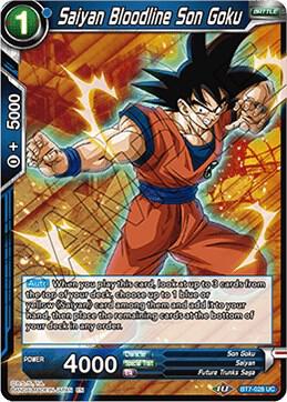 Saiyan Bloodline Son Goku BT7-028 card from Assault of the Saiyans