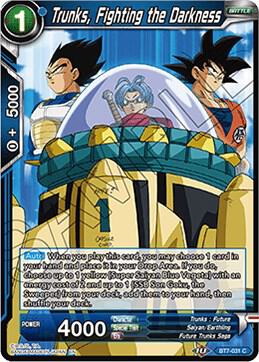Trunks, Fighting the Darkness BT7-031 card from Assault of the Saiyans