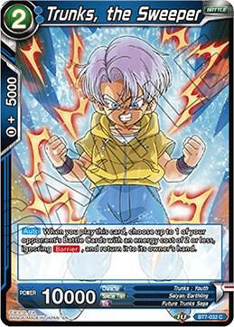Trunks, the Sweeper BT7-032 card from Assault of the Saiyans