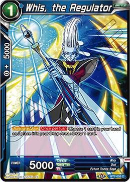 Whis, the Regulator BT7-035 card from Assault of the Saiyans