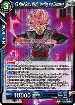 SS Rose Goku Black, Inviting the Darkness BT7-043 card from Assault of the Saiyans