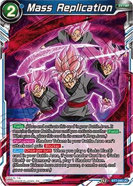 Mass Replication BT7-046 card from Assault of the Saiyans