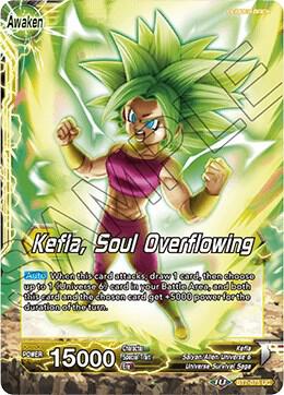 Caulifla & Kale // Kefla, Soul Overflowing BT7-075 card from Assault of the Saiyans