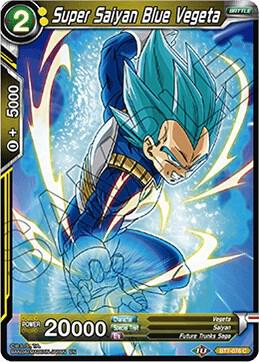 Super Saiyan Blue Vegeta BT7-076 card from Assault of the Saiyans