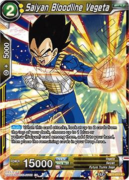 Saiyan Bloodline Vegeta BT7-077 card from Assault of the Saiyans