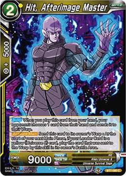 Hit, Afterimage Master BT7-080 card from Assault of the Saiyans