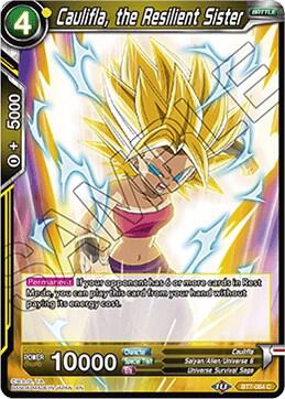Caulifla, the Resilient Sister BT7-084 card from Assault of the Saiyans