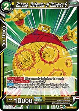 Botamo, Defender of Universe 6 BT7-088 card from Assault of the Saiyans