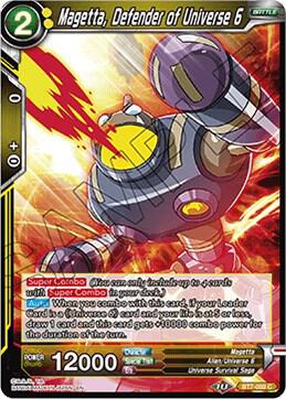 Magetta, Defender of Universe 6 BT7-089 card from Assault of the Saiyans