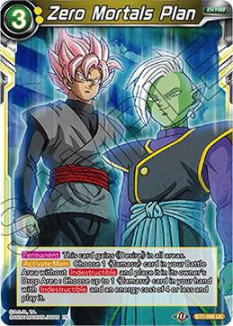 Zero Mortals Plan BT7-096 card from Assault of the Saiyans