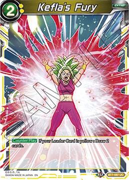 Kefla's Fury BT7-097 card from Assault of the Saiyans