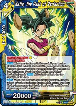 Kefla, the Peak of Perfection BT7-122 card from Assault of the Saiyans