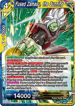 Fused Zamasu, the Cunning BT7-124 card from Assault of the Saiyans