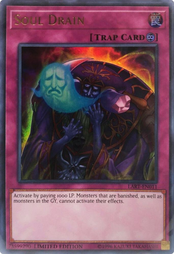 Soul Drain LART-EN011 card from The Lost Art Promotion