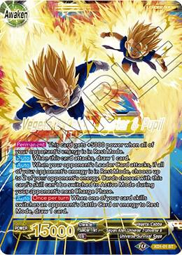 Cabba // Vegeta & Cabba, Master & Pupil XD1-01 card from Assault of the Saiyans