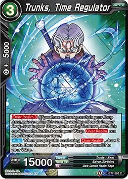 Trunks, Time Regulator BT7-103 card from Assault of the Saiyans