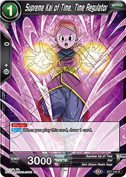 Supreme Kai of Time, Time Regulator BT7-104 card from Assault of the Saiyans