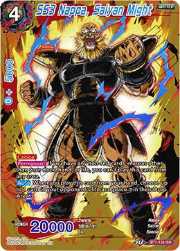 SS3 Nappa, Saiyan Might BT7-125 card from Assault of the Saiyans