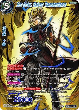 Son Goku, Saiyan Transcendence BT7-129 card from Assault of the Saiyans