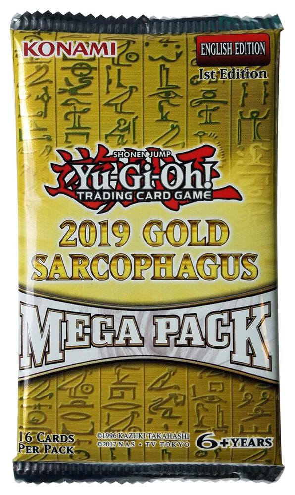 2019 Mega-Tins Mega Pack card from 2019 Gold Sarcophagus Tin Mega Pack