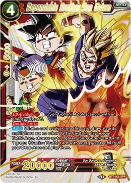 Dependable Brother Son Gohan (SPR) BT7-006 card from Assault of the Saiyans