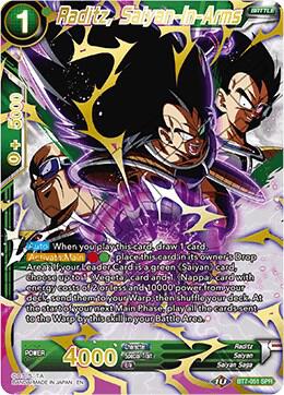 Raditz, Saiyan-In-Arms (SPR) BT7-051 card from Assault of the Saiyans