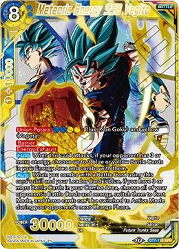 Meteoric Energy SSB Vegito (SPR) BT7-118 card from Assault of the Saiyans