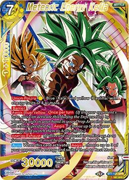 Meteoric Energy Kefla (SPR) BT7-121 card from Assault of the Saiyans