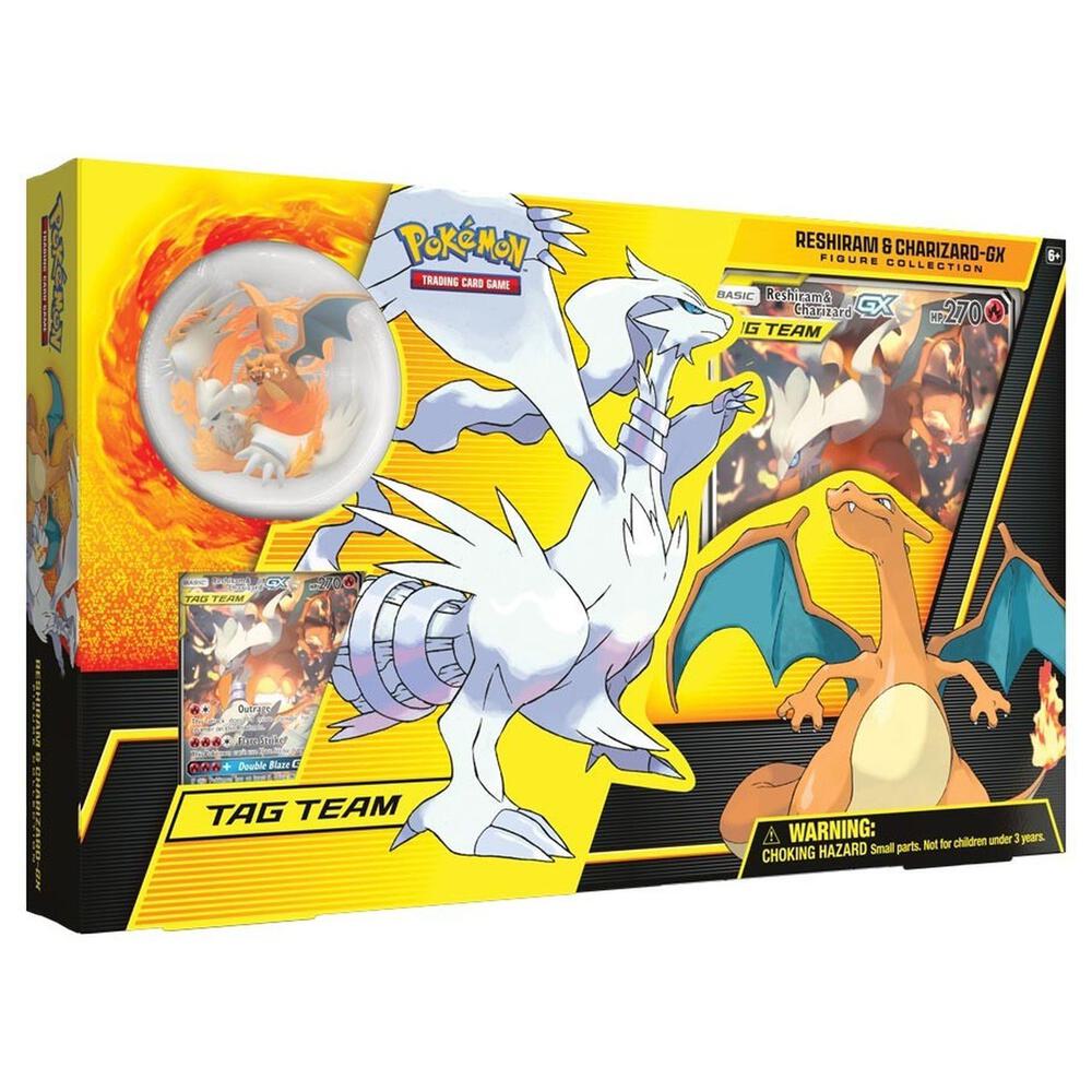 Reshiram & Charizard GX Figure Collection card from SM - Unbroken Bonds