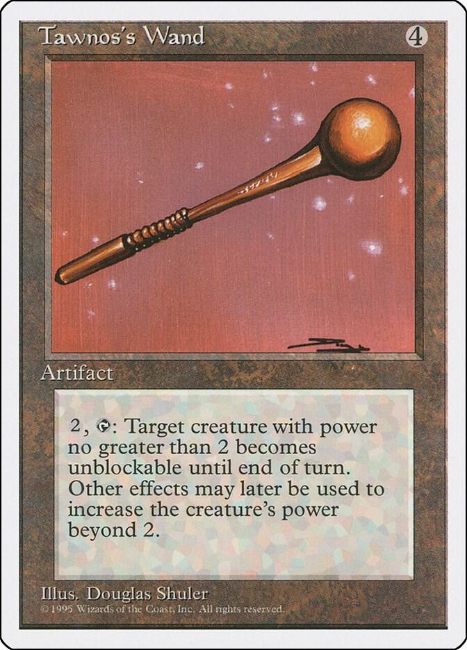 Tawnos's Wand card from Fourth Edition