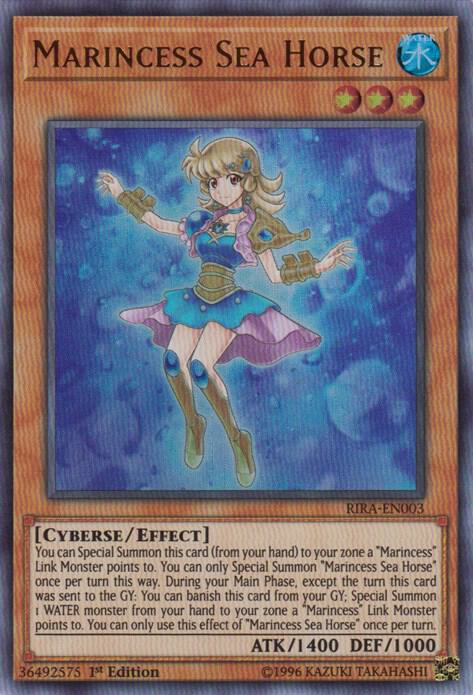 Marincess Sea Horse RIRA-EN003 card from Rising Rampage