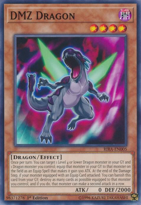 DMZ Dragon RIRA-EN005 card from Rising Rampage