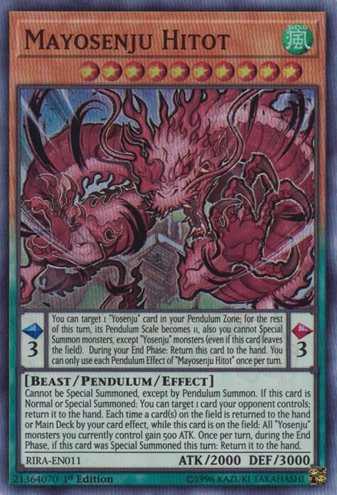 Mayosenju Hitot RIRA-EN011 card from Rising Rampage